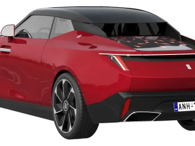 Droptail La Rose luxury coupe 3D model