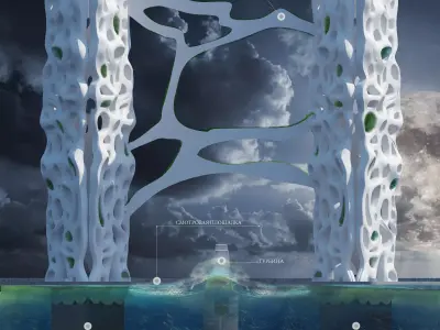 Concept architectural object 3D model