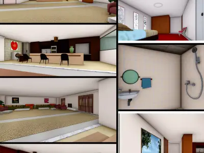 Interior Design 00 3D model