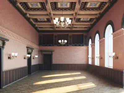 Classical Room 3D model