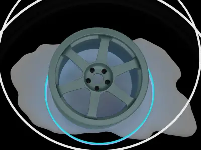 Rays Volk Racing wheel 3D model