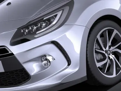 Citroen DS3 2015 VRAY 3D model