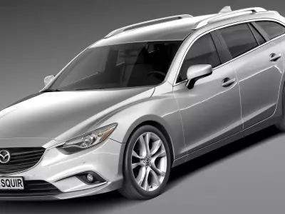 Mazda 6 wagon 2013 3D model