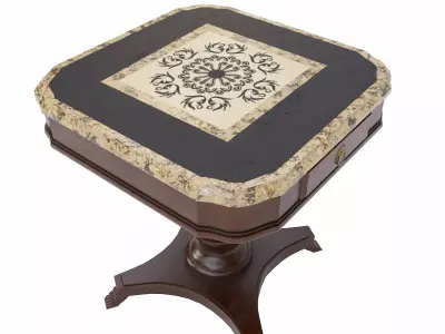 Antique Table PBR   3D model