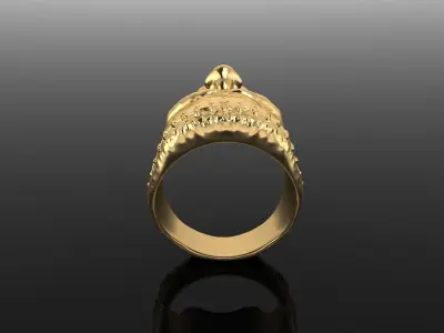 Frankenshtein ring 3D print model