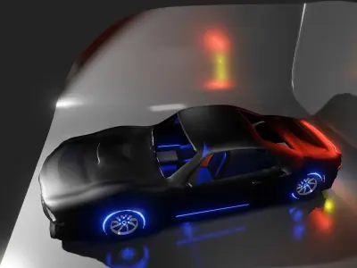 Car antique 3D model