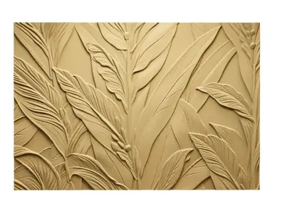 modern tv panel wall decor set relief stl mural CNC 253 3D model