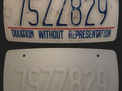Licence Plate Substance Material Texture