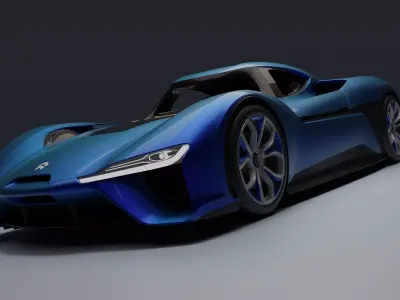 NIO EP9 Low-poly 3D model