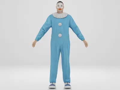 Clown Pack Low-poly 3D model