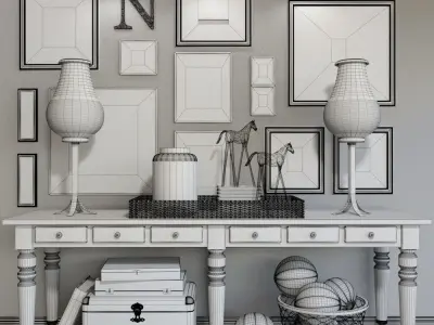 Old Set gallery wall in your home 3D model