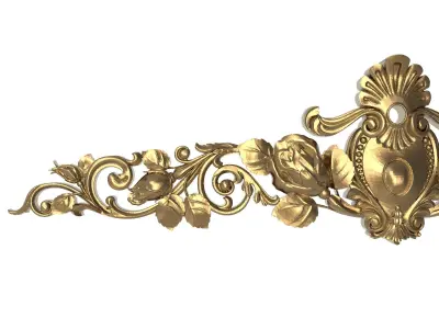 decorative pattern ready for 3D printing 3D model 45