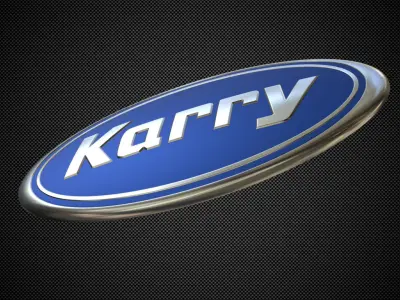 karry logo 3D model