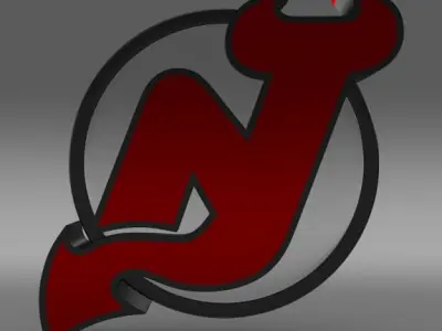 New Jersey Devils Logo 3D model