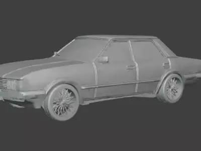 3D Printable TC3 Retro 4 Door - Argentine Variant 3D print model 3D print model