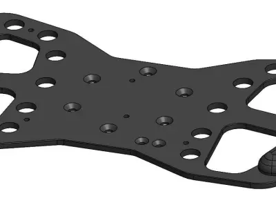 FORMULAR B1 BASE -STEERING WHEEL FOR SIM RACING 3D model