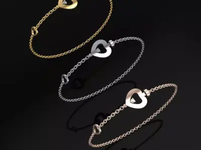 Fred Bracelet 3D print model