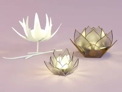 Tealight Holders by ZARA HOME 3D model