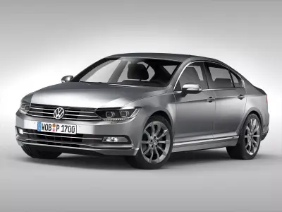 Volkswagen Passat 2015 3D model
