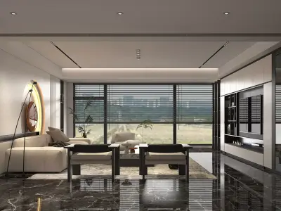 Living Room Scene 5 3D model