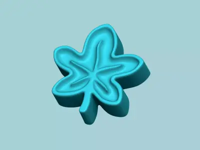 Manju Stamp 08 - Japanese Sweet Mold Traditional Decoration 3D print model