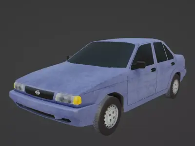 Nissan Sentra B13 Low-poly 3D model