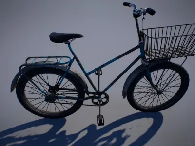 Bicycle Low-poly 3D model by silvertm from CGTrader