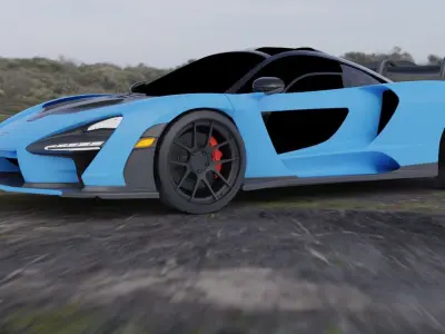 mcleran senna Low-poly 3D model