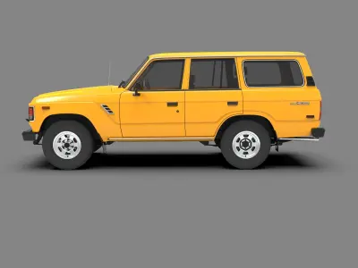 Toyota Land Cruiser FJ60 1980 3D model
