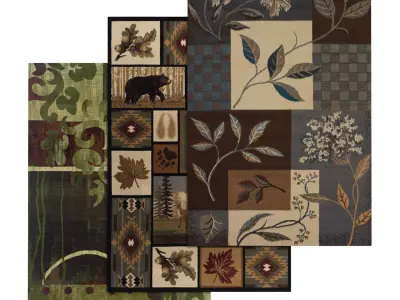 Rug Set 850 3D model