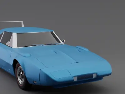 Dodge Charger Daytona 1969 3D model
