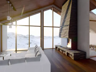 Mountain Villa Free 3D model