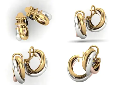 Earrings od91 3D print model