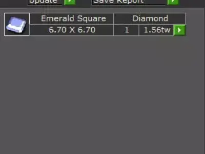 emerald floral jewelry ring  free Free 3D print model