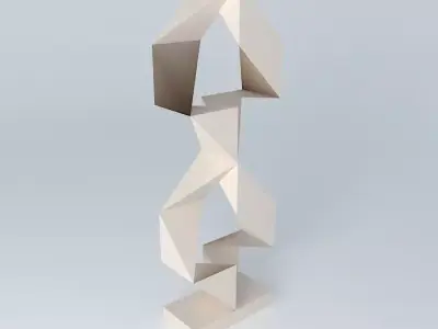 Abstract Geometric sculpture Free 3D model