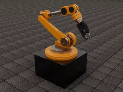 Car Assembly Equipment Tool Low-poly 3D model
