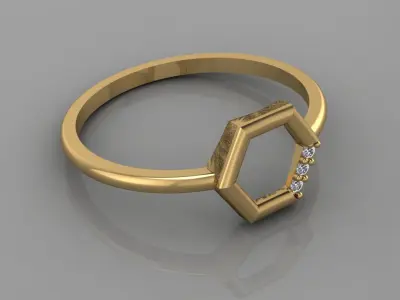 Women Ring 6 3D print model purchase