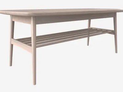 Coffee table Woodstock rectangle 3D model