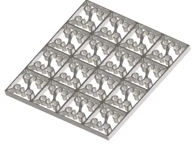 Stylish Window Grill 3D print model