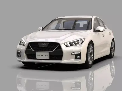 Nissan Skyline  RV37 2020 HQ interior  3D model