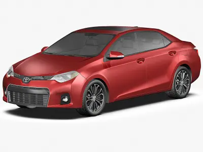 Corolla Collection toyota 3D Model Pack