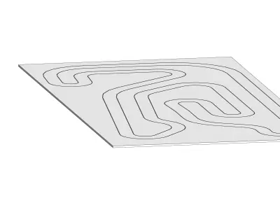 Slot track 3D model