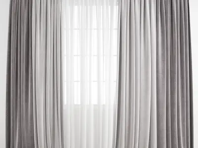 curtain 493 3D model