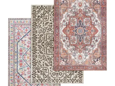 Rug Set 1592 3D model