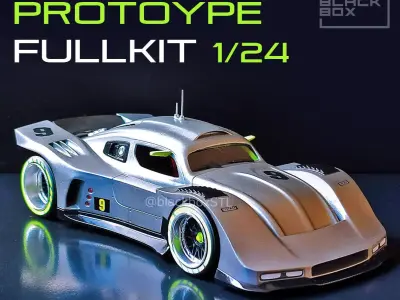 LM BUG PROTOTYPE FULL MODELKIT 1-24 3D print model