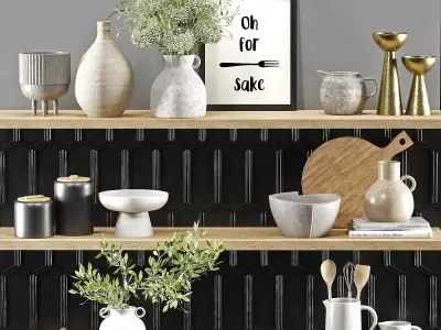 kitchen accessories04 3D model