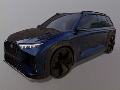 Crossover Car 3D model purchase