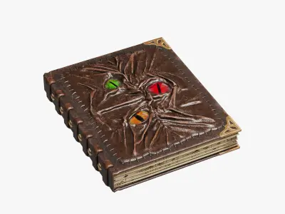 Scary book 3D model