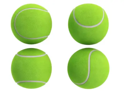 Tennis Ball 3D model 9