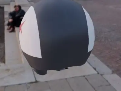 helmet HEMLET  Low-poly 3D model